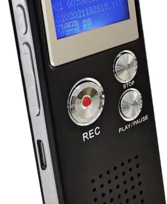 Digital Voice Recorder Audio Recording - 64GB Audio Recorder with Playback Voice Activated Recorder for Lectures Meetings Interviews Recording Device Tape Recorder with Microphone USB Cable MP3 Player